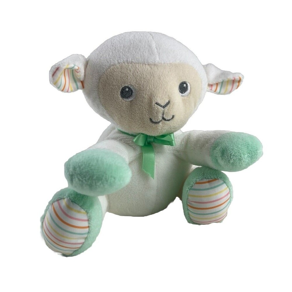 Magic Years Lamb Baby Plush Sitting Stuffed Animal Sheep Security Lovey Gift Toy